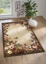 Bruggen en tapijten met bloemmotieven 