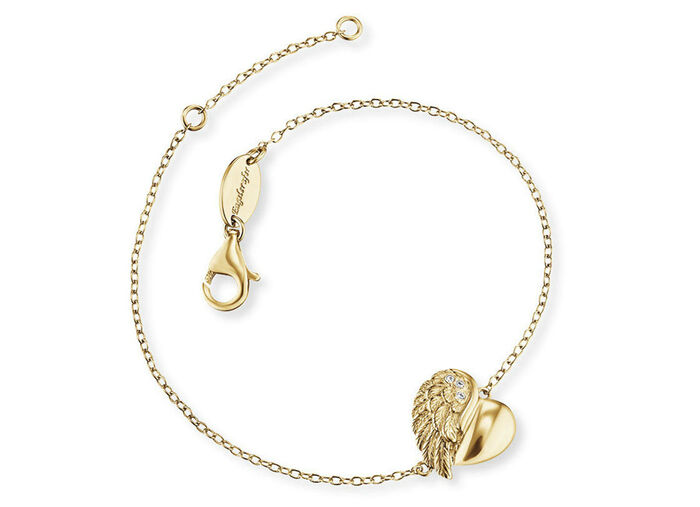 Armband 'Hartvleugel', verguld 