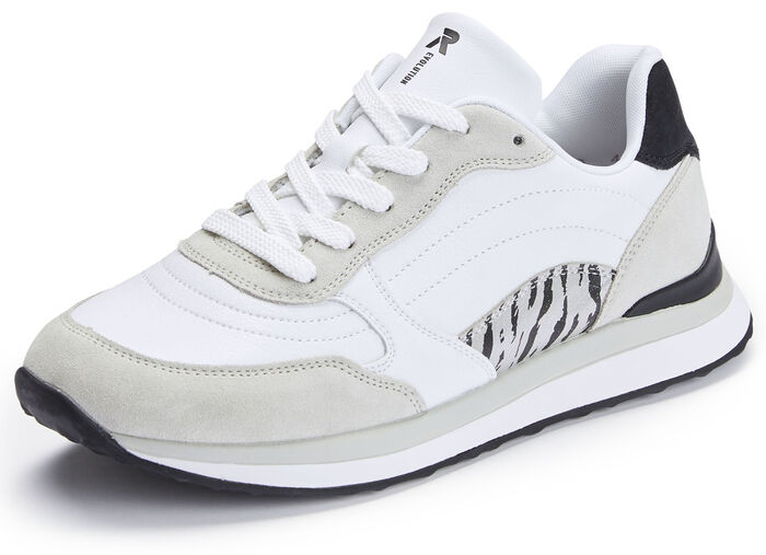 Rieker sneakers met een interessante zebraprint WIT