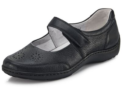 Waldl&auml;ufer, comfortabele damespantoffels, breedte H, met uitneembaar voetbed 