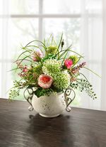 Allium-bloemstuk in pot 