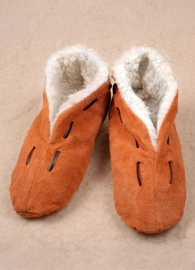 Pantoffels van bont  Pantoffels van bont
