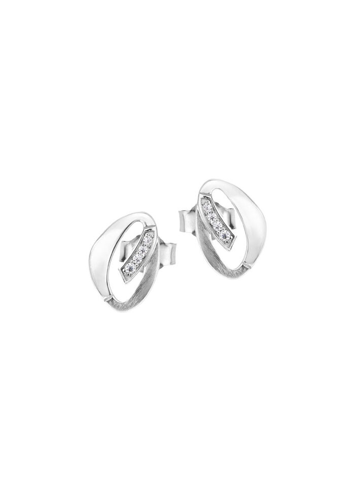 Moderne oorstekers met zirkonia 
