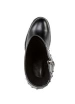 Andrea Conti laarzen met stijlvolle klinknagels ZWART