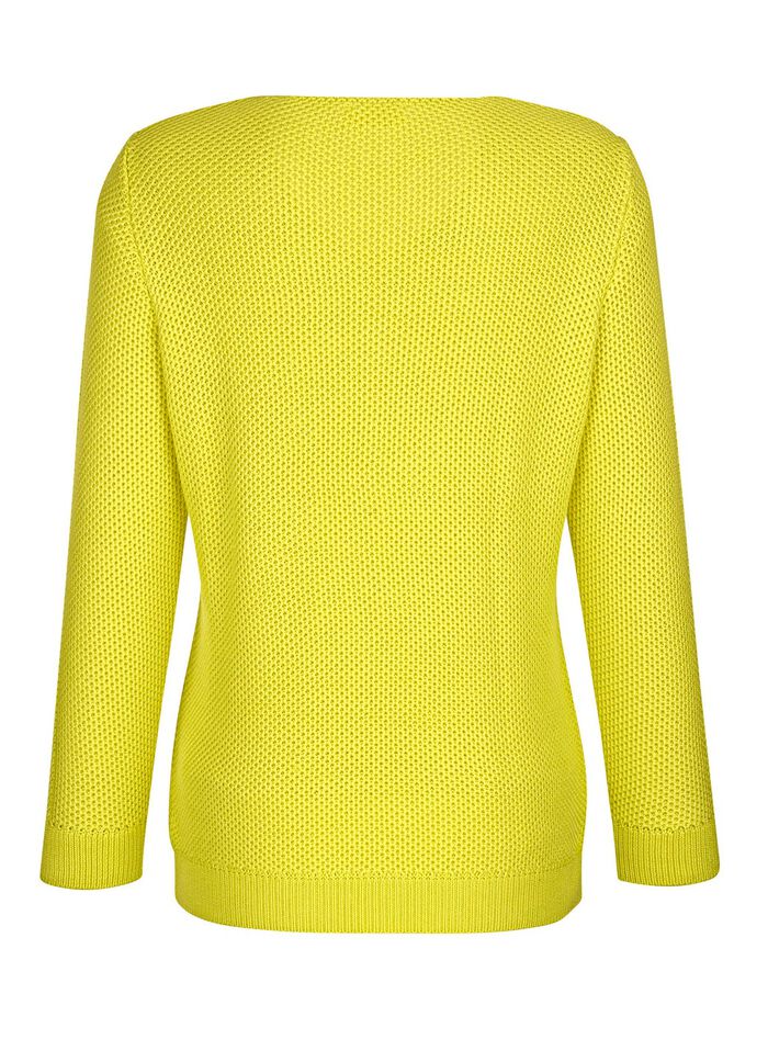 Trui met decoratieve structuur 