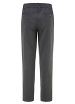 Broek met elastische tailleband in 3 kleuren ANTHRAZIT MELIERT