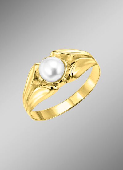 Damesring goud 585/- 