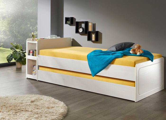 Functioneel bed met bedkast 