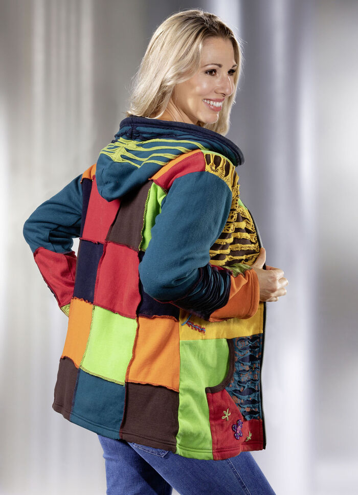 Met de hand vervaardigde jas 