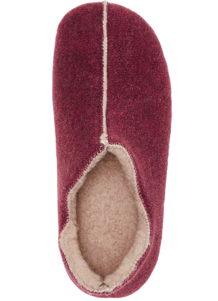 Laurina vilten pantoffels gemaakt van gerecycled polyester 