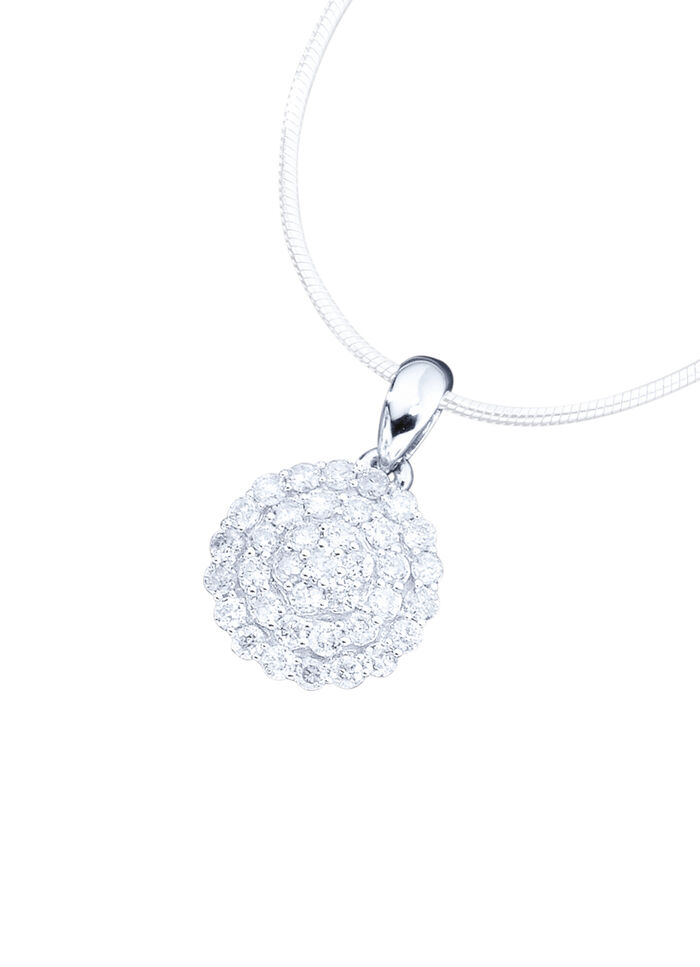 Hoogwaardige kettinghanger, bezet met briljanten 