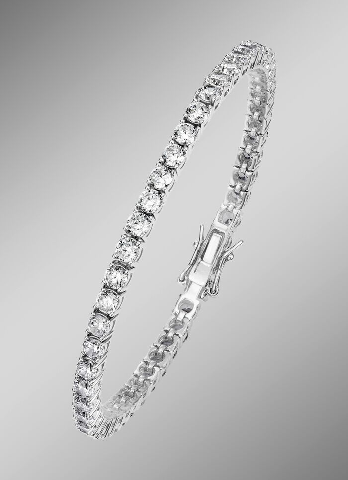 Sprankelende armband met synthetische zirkonia 