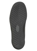 ELENA EDEN, gevoerde dames enkellaarsjes, winterschoenen, breedte H, met lamsvacht ZWART