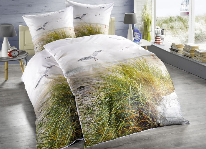 Beddengoedset met maritieme sfeer 