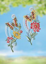 Raamfoto met vlinders, set van 2 