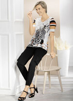 Shirt met contrastprint 