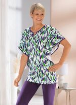 Shirt met decoratief element bij de halslijn 