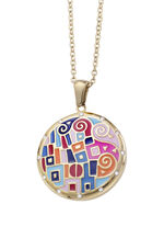 Hanger met mozaïekpatroon en ankerketting 