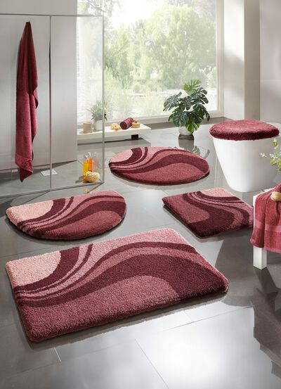 Badkamerset van Kleine Wolke met antislip achterkant 