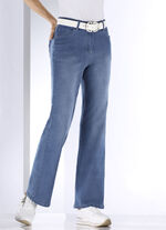 Jeans in het nieuwste vingerafdrukdesign JEANSBLAUW