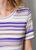 Shirt met all-over strependessin 