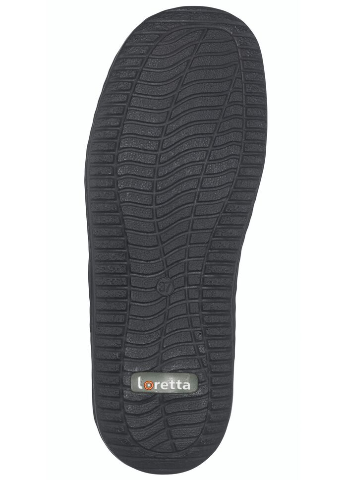 Slippers gemaakt van nappaleer met een gerimpelde structuur 