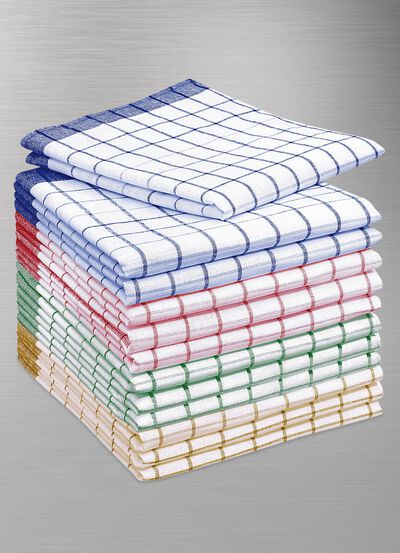 Absorberende theedoeken, 12 stuks 