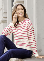 trui met strepenmotief 