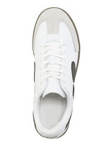 Sneakers gemaakt van synthetisch en su&egrave;de WIT-ZWART