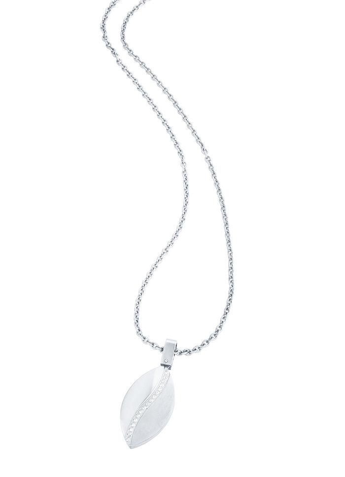 Chique kettinghanger met ankerketting en synth. zirkonia 