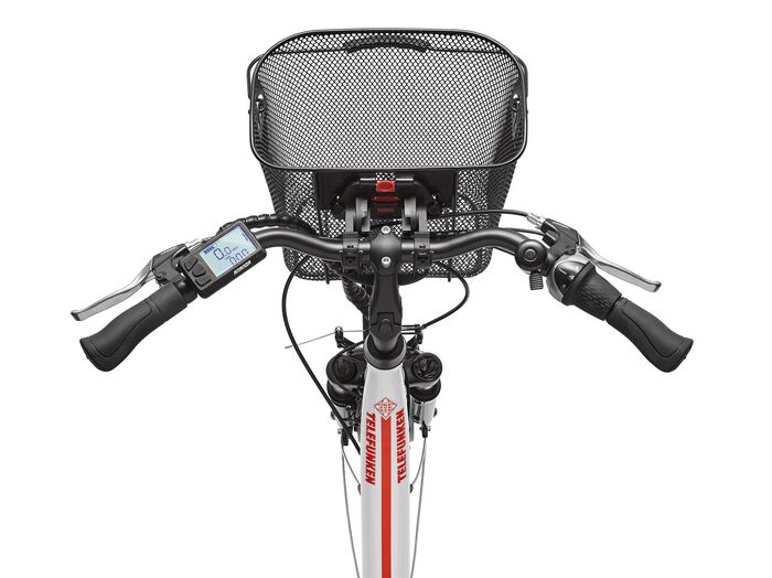 Stads-e-bike met comfortfuncties van Telefunken WIT