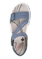 Rieker, sportieve damessandalen, met twee klittenbandsluitingen 