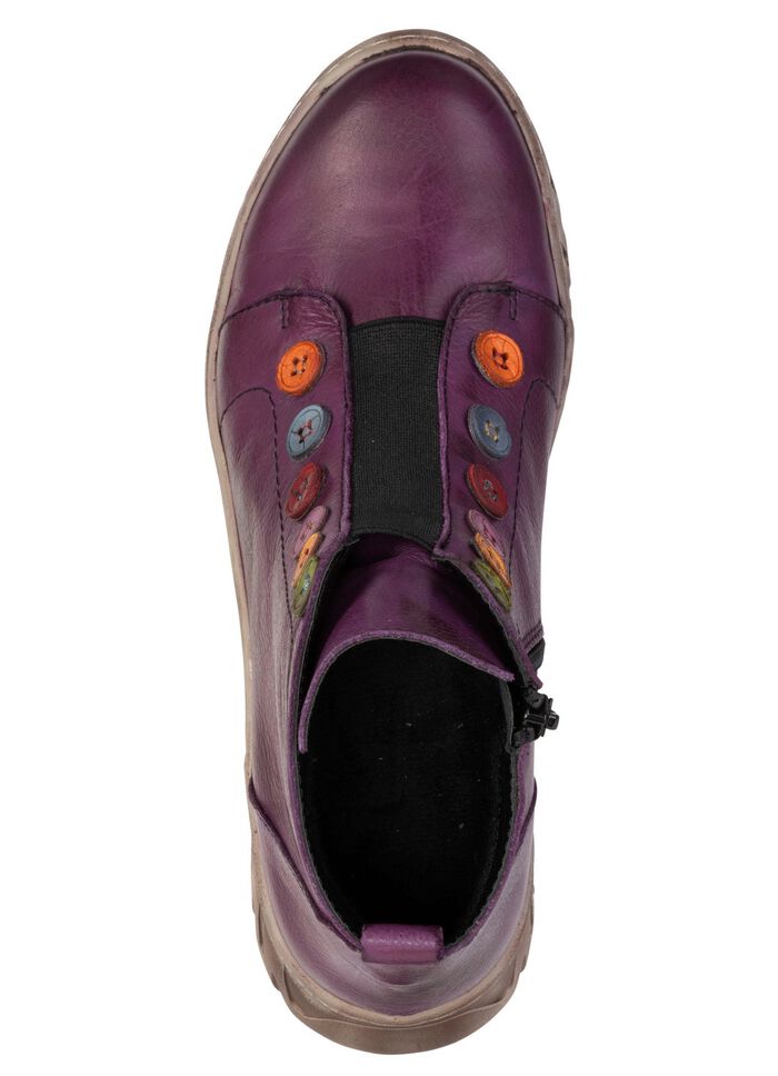 Gemini, trendy dames enkellaarsjes, winterschoenen, breedte G, met uitneembaar voetbed 