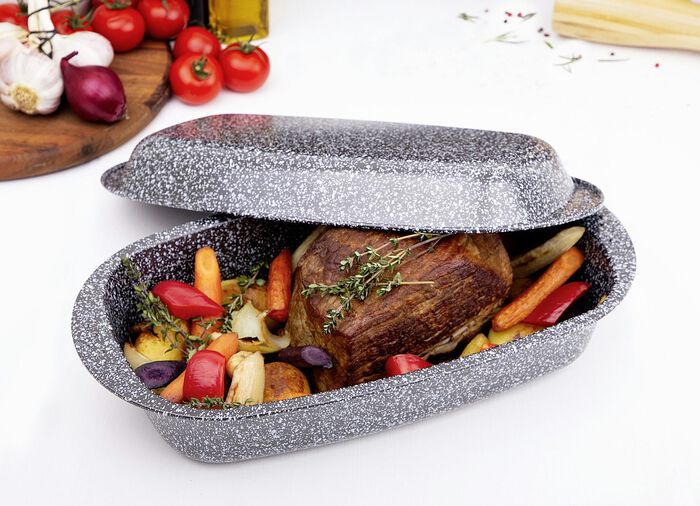 Broodbakset, 3-delig, granietlook 