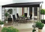 Aanbouwpergola, 4 x 3 m 