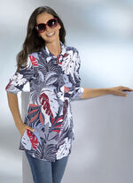 Lange katoenen blouse 