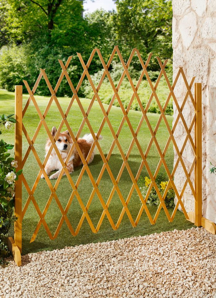 Houten traliewerk voor balkon of terras 