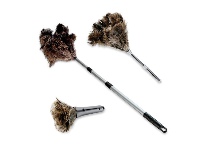 Plumeau van struisvogelveren BRUIN