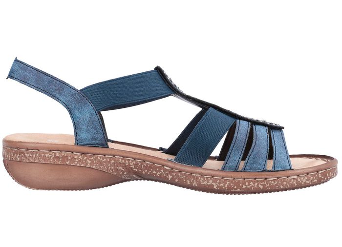 Rieker sandaal met strass steentjes 