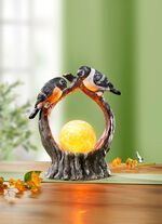 Verlichte decoratie met vogels 