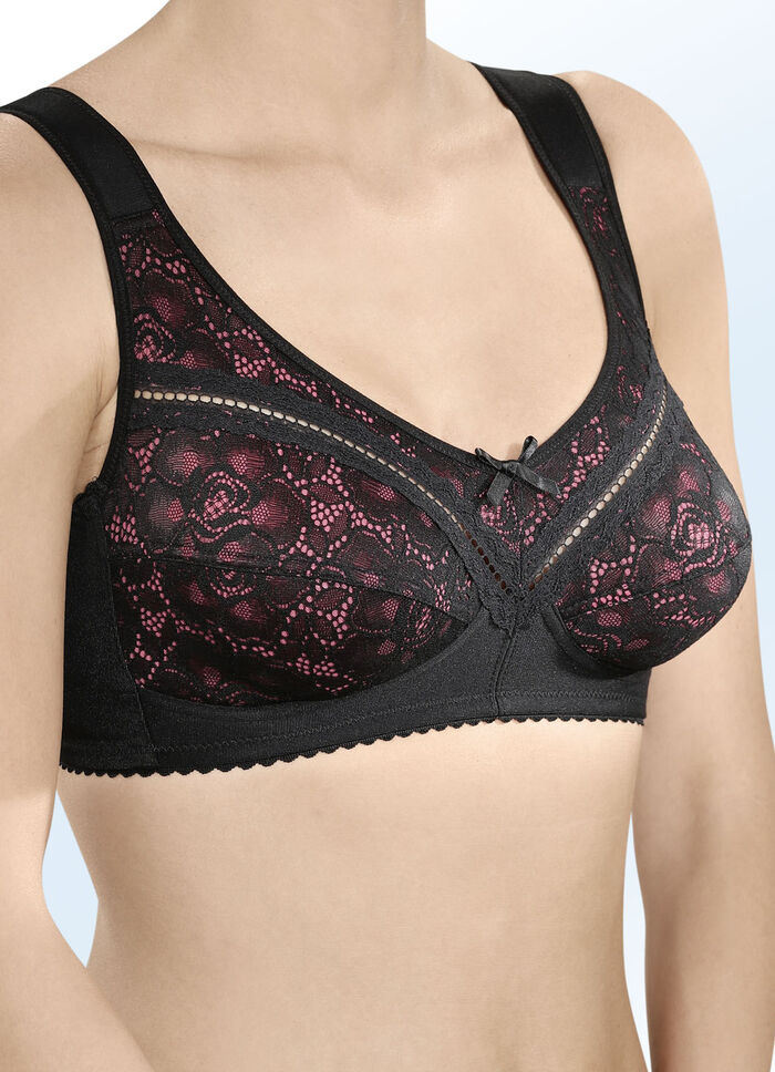 BH met gevoerd elastisch kant 