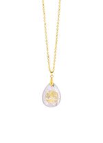 Prachtige hanger met echt bergkristal 