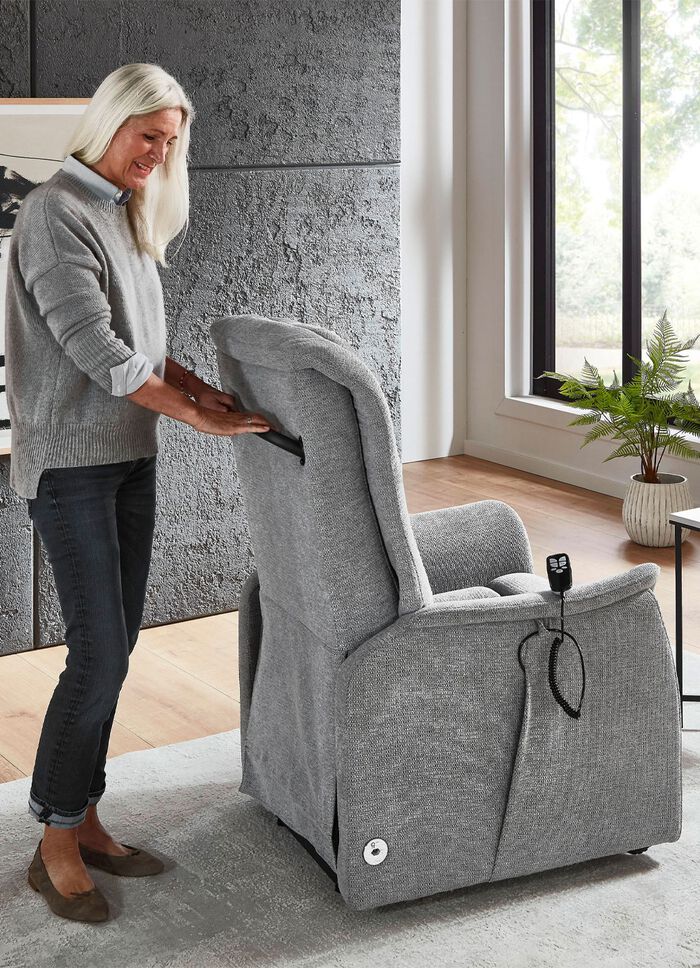 TV-fauteuil met motor, opstahulp en mobiliteitsfunctie 