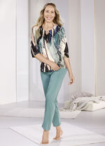 Pyjama met 3/4-mouwen en lange broek 