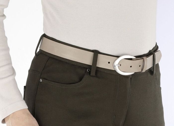 Elegante dames leren riem, 3 cm breed 