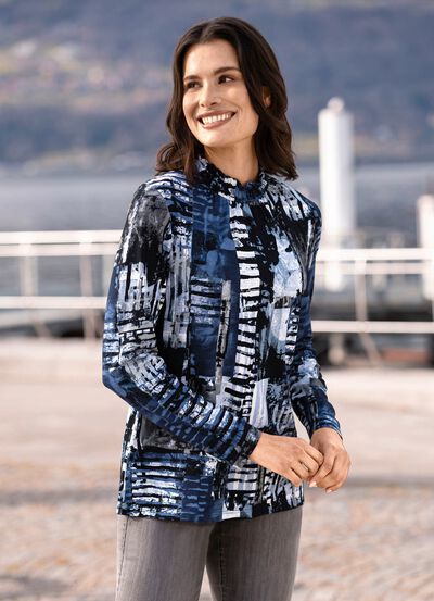 Overhemd van fijne jersey 