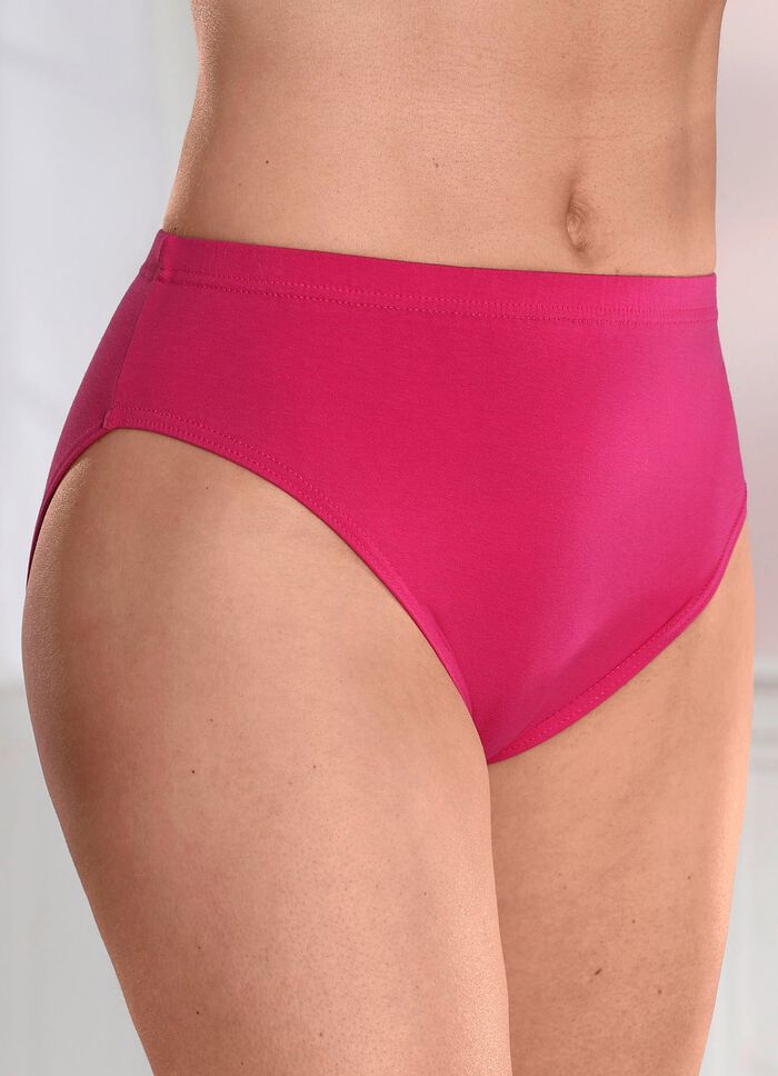 Set van vier slips met elastische band 