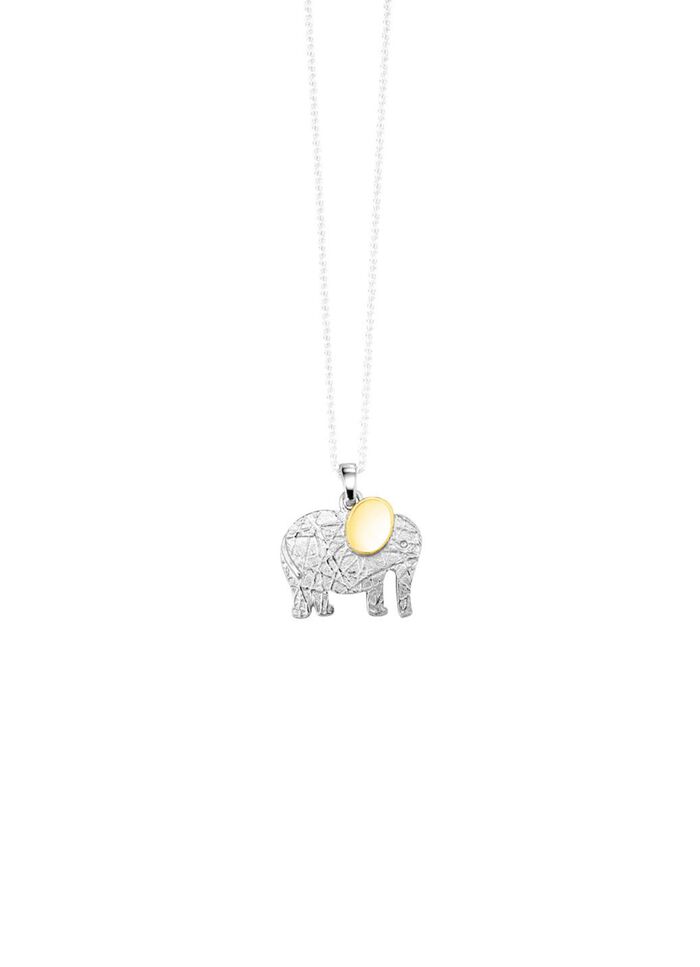 Olifant hanger in zilver 