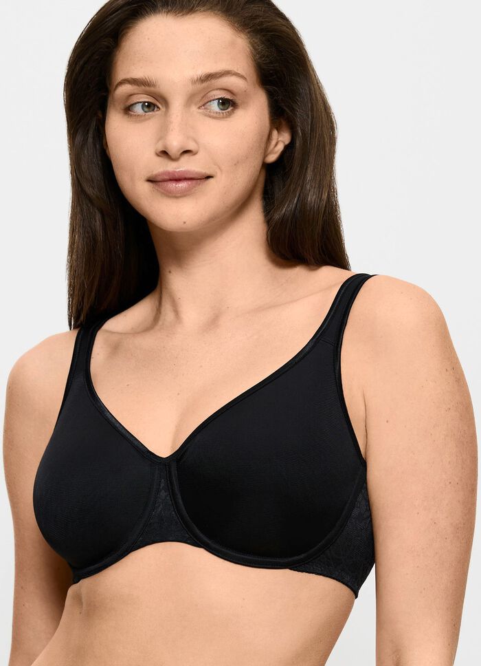 Triumph Comfort Minimizer beugelbeha met elastische tule borduursels 