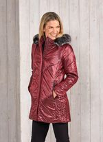 Jas in 2 kleuren WIJNROOD